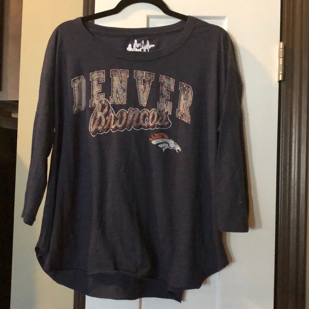 Denver broncos bling shirt.